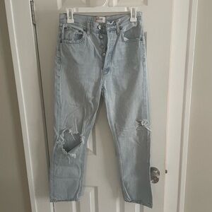 AGOLDE distressed jeans size 25